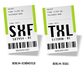 Fototapeta premium Berlin Airport Tag Bag 2 - Niemcy / Deutschland