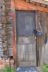 old door in the barn