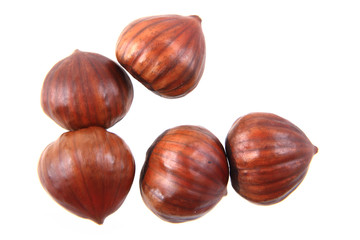 fresh edible chestnuts