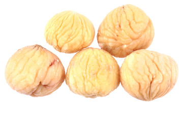 fresh edible chestnuts