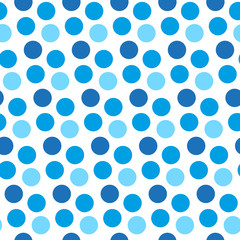 Happy Israel Independence Day seamless pattern with blue polka dot texture. Vector illustration © Lucia Fox