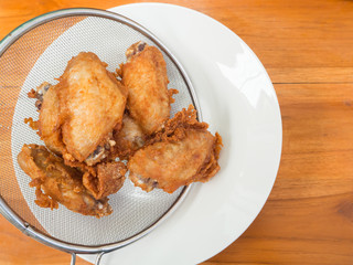 Fried chicken with fish sauce Thai style appetizer 