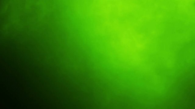 Neon Green Smoke In Slow Motion