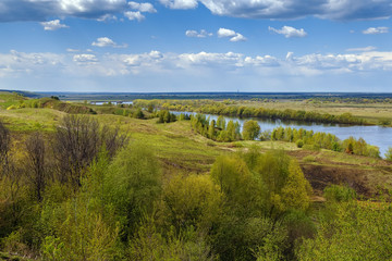 View of the Oka river, Russia