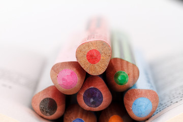 Detailed Colorful Crayon View