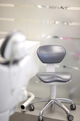 Work chair a dentist in a clinic.