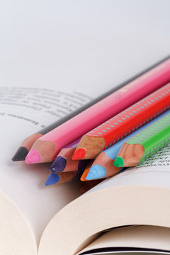 Detailed Colorful Crayon View