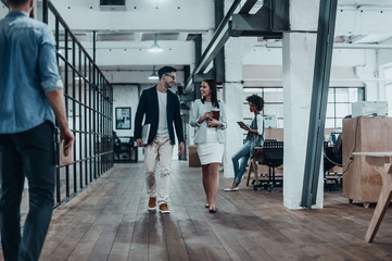 Pair of professionals. 