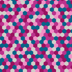colorful hexagon pattern