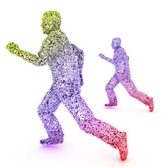 3d rendering illustration of human body