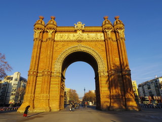Fototapeta na wymiar バルセロナ凱旋門