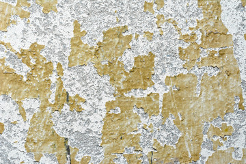 Concrete texture, wall background with old paint peel