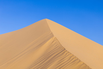  sand dune in sunrise in the desert