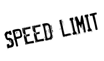 Speed Limit rubber stamp. Grunge design with dust scratches. Effects can be easily removed for a clean, crisp look. Color is easily changed.