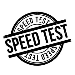 Speed Test rubber stamp. Grunge design with dust scratches. Effects can be easily removed for a clean, crisp look. Color is easily changed.