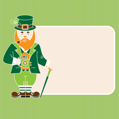 Saint Patrick's Day greeting card