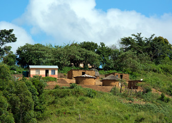 Rural Dwellings - Eshowe - KwaZulu Nata - South Africa.