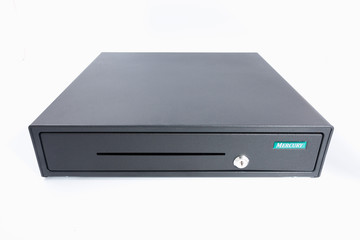 Gomel, Belarus - March 2, 2017: box cash NTS manufactured