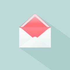 Fototapeta premium Open Envelop. Insert your own Message