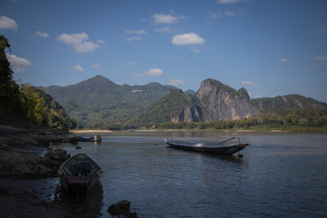 Fototapeta premium Mekong River view, Luang Prabang, Laos 