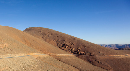 Morocco mountain road