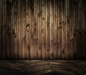 old wooden interior