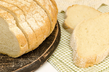 Healthy sliced homemade bread