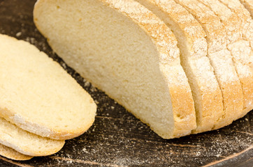 Healthy sliced homemade bread