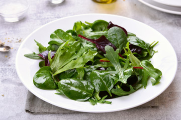 Healthy green salad
