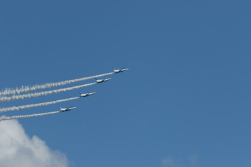 ブルーインパルス　航空祭