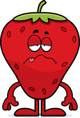 Sick Cartoon Strawberry