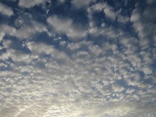 Scattered Clouds, Caribbean Sky