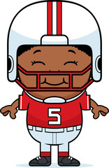Smiling Cartoon Football