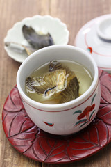 fugu no hirezake, japanese blowfish fins hot sake drink
