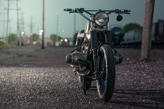 Custom BMW motorcycle
