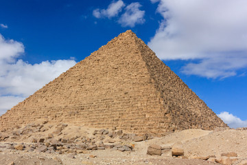 Fototapeta na wymiar One of the Pyramids at Giza, Cairo