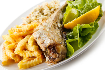Fish dish - fish fillet and vegetables