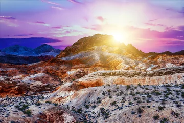 Poster Sunrise Valley of Fire © Fyle