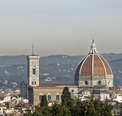 Fototapeta premium aerialview of florence