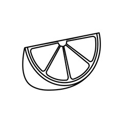 Lemon delicious fruit icon vector illustration graphic design