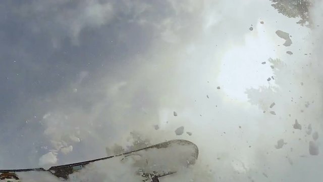 Funny compilation of amateur snowboarder trick fails, extreme sport, active life