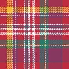 Pink plaid tartan seamless pattern
