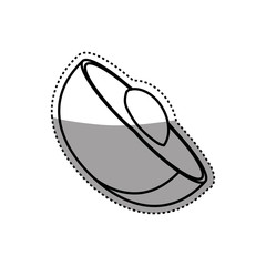 Peach delicious fruit icon vector illustration graphic design