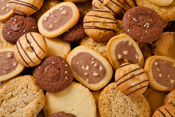 heap of different cookies