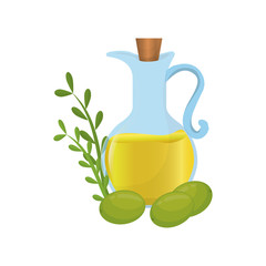 Olive oil healthy food icon vector illustration graphic design