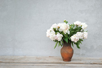 Still Life with beautiful spring flowers in the summer