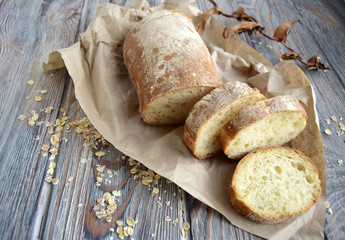 Chabatta is the Italian white, porous loaf produced from wheat flour and yeast