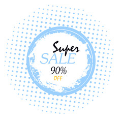 Discount cards design with circle. Can be used for social media sale website, poster, flyer, email, newsletter, ads, promotional material