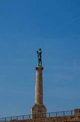 Fototapeta na wymiar Winner Monument in Belgrade, Serbia