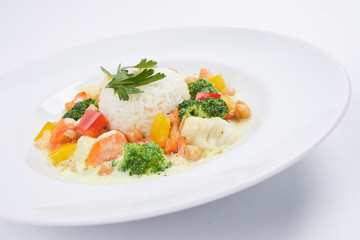 rice with vegetables